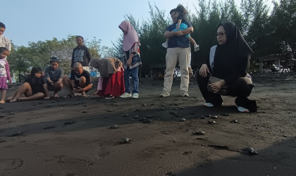 Pelepasliaran Tukik Bersama Gerda