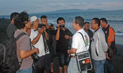 Pelepasliaran Tukik Bersama Komunitas @DLIBCrew