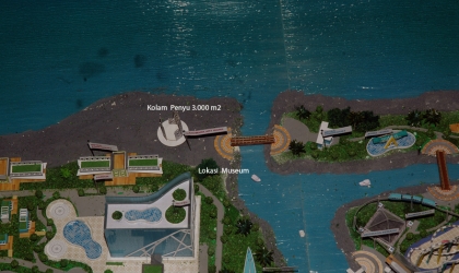 Pelepasliaran Tukik Dalam Acara Pencanangan Pelabuhan Marina