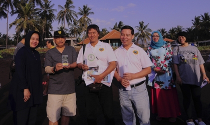 Pelepasliaran Tukik Bersama Dokter Spesialis Jiwa Indonesia Cabang Bandung