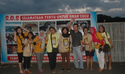 Pelepasliaran Tukik Bersama Majalah Traveler GetLost