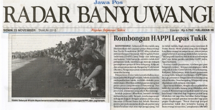 Pelepasliaran Tukik Bersama HAPPI