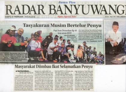 Pelepasliaran Tukik Perdana di Tahun 2016 Bersama Para Pengusaha