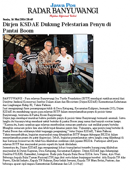 Kunjungan Dirjen KSDAE