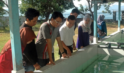 Kunjungan fakultas kedokteran hewan Unair