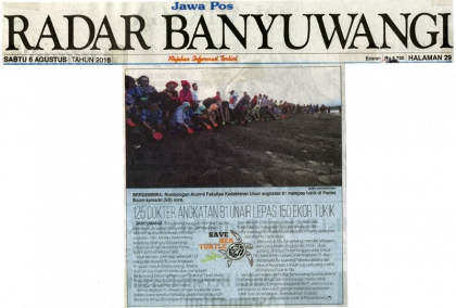 Pelepasliaran Tukik Bersama Ikatan Dokter Indonesia