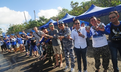 Pelepasliaran Tukik Bersama Sumber Yala