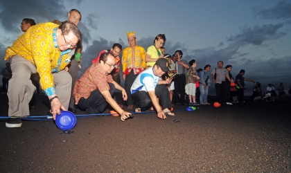 Pelepasliaran Tukik Bersama Dokter ASI