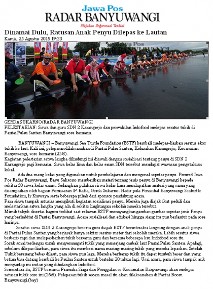 Pelepasliaran Tukik Bersama Indofood