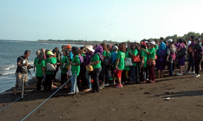 Pelepasliaran Tukik Bersama Gereja GPIB Jawa Timur