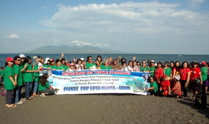 Pelepasliaran Tukik Bersama Gereja GPIB Jawa Timur