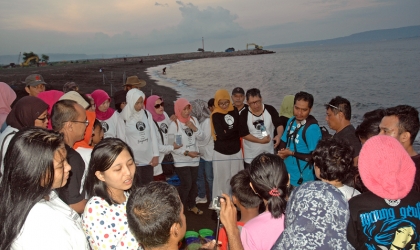 Pelepasliaran Tukik Bersama Alumni IPB