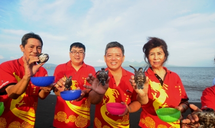 Pelepasliaran Tukik Memperingati Sumpah Pemuda