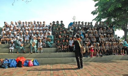 Pelepasliaran Tukik Memperingati Hari Pahlawan