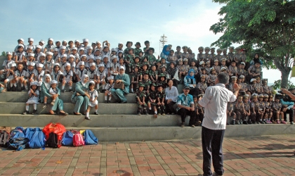 Pelepasliaran Tukik Memperingati Hari Pahlawan