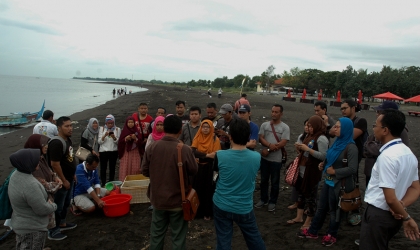 Pelepasliaran Tukik Bersama Radio SS