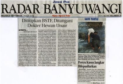 Pelepasliaran Penyu Sitaan