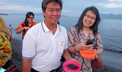 Pelepasliaran Tukik Bersama CSR BCA