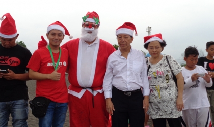 Pelepasliaran Tukik Memperingati Hari Natal