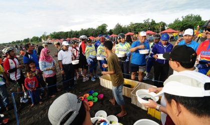 Pelepasliaran Tukik Bersama PDAM