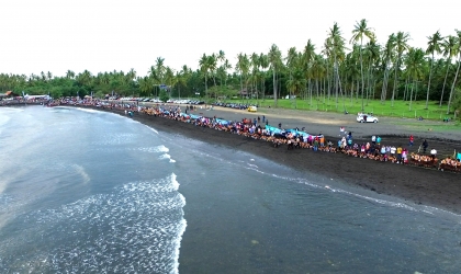 Pelepasliaran Tukik Bersama Pramuka & Masyarakat