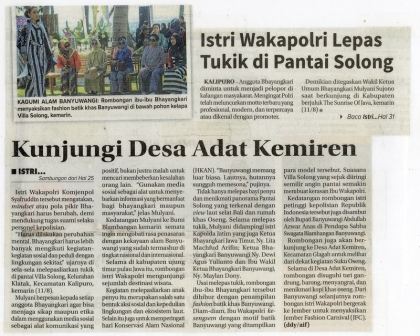 Pelepasliaran Tukik Bersama Ibu Wakapolri