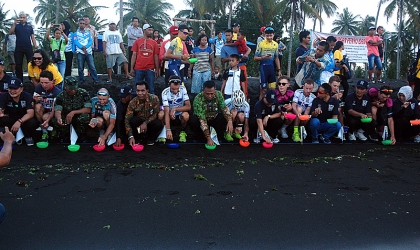 Pelepasliaran Tukik Bersama Tour de Ijen Banyuwangi 2017