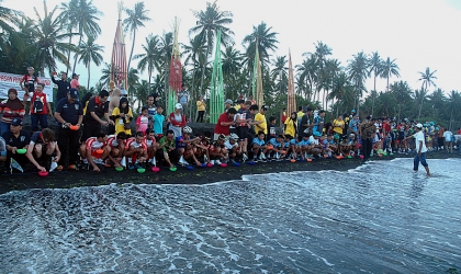 Pelepasliaran Tukik Bersama Tour de Ijen Banyuwangi 2017