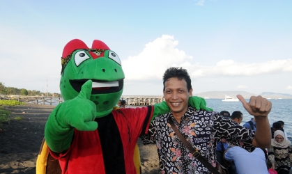 Pelepasliaran Tukik Bersama Radar Banyuwangi