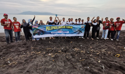 Pelepasliaran Tukik Bersama Indofood