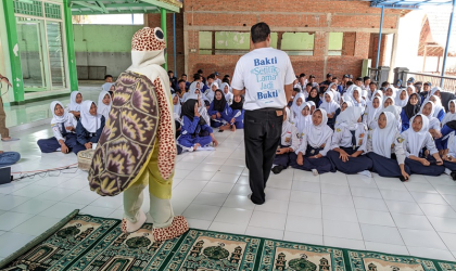 Sosialisasi Kepada Siswa Siswi SMPN 1 Glagah 