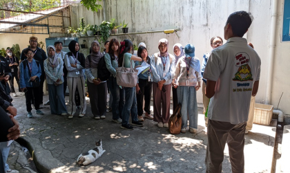 Kunjungan Mahasiswa Kedokteran Hewan FIKKIA Universitas Airlangga 